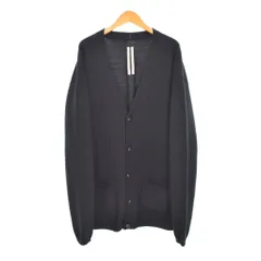 リックオウエンス Rick Owens 22AW STOROBE PETER CARDIGAN カーディガン 長袖 Vネック M 黒 ブラック RU02B2608-M ☆AA★のサムネイル