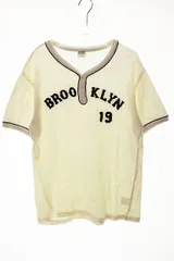 チェスウィック CHESWICK 東洋 S/S HENLEY T-SHIRT L ヘンリーネック Tシャツ ブルックリン ロゴ 刺繍 半袖 アイボリー 【ブランド古着ベクトル】【中古】●260420のサムネイル