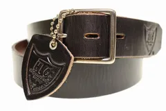 エイチティーシー HTC 25TH ANNIV PLAIN BELT BLACK SIZE 38 25周年記念 アメリカ製 プレーン ベルト レザー ブラック 【ブランド古着ベクトル】【中古】●▲260126のサムネイル