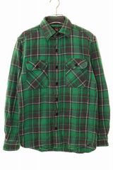 美品✨RRL ダブルアールエル 長袖シャツ ネルシャツ チェック S インド