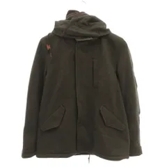 グリーンレーベルリラクシング ユナイテッドアローズ green label relaxing ショート モッズコート カーキ M 緑 グリーン ショート丈 フード付き /TQのサムネイル