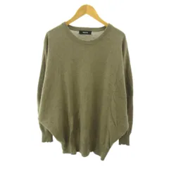 ズッカ zucca 美品 ニット セーター ウール シルク カシミヤ カシシル 長袖 M 茶 ブラウン 0503のサムネイル