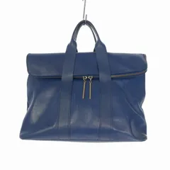 3.1 フィリップリム 3.1 phillip lim 31 Hour Bag レザー トートバッグ ハンドバッグ 鞄 ブルー 青のサムネイル