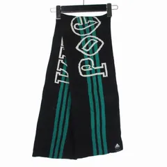 ゴーシャ ラブチンスキー Gosha Rubchinskiy × アディダス adidas マフラー ストール ブラック グリーン 黒 緑 DP9057のサムネイル
