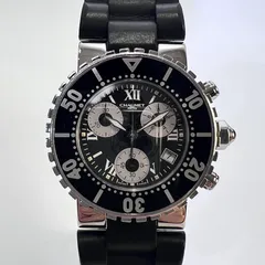 CHAUMET ショーメ クラスワン クロノグラフ デイト 黒文字盤 クオーツ 腕時計 624-1181 ボーイズ ファション小物 ブランドウォッチ aua79295080604のサムネイル