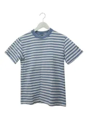 バーバリアン BARBARIAN Tシャツ XS 半袖 カットソー ボーダー ブルー系 青 トップスのサムネイル