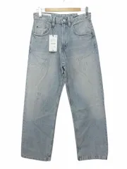 ザラ ZARA BAGGY FIT JEANS バギー フィット デニムパンツ 36 ライトブルー ワイド ジーンズ ボトムスのサムネイル