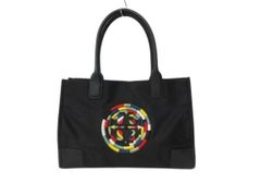 TORY BURCH】トリーバーチ ナイロントート 幾何学柄 A4収納可 - メルカリ