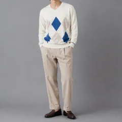 DANIELE ALESSANDRINI / argyle knit sweaterのサムネイル