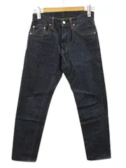 TCBジーンズ TCB JEANS セルビッチデニムパンツ 28 インディゴブルー 耳付き テーパード ジーンズ ボトムスのサムネイル