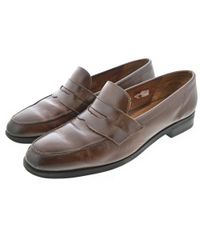新品 CORNELIANI ダークブラウン レザー ローファー - メルカリ