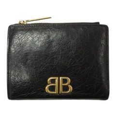 BALENCIAGA Monaco Vertical Bifold Wallet - メルカリ
