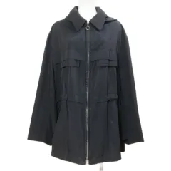 アクアスキュータム AQUASCUTUM リングジップ フーデッドジャケット M 黒 ブラック IBO92 /Xのサムネイル