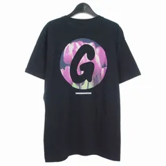 グッドイナフ GOODENOUGH サークルG チューリップTシャツ GEロゴ プリントTシャツ カットソー 半袖 L 黒 ブラックのサムネイル