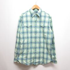 90s POLO JEANS ラルフローレン XXL チェックシャツ オンブレ - メルカリ