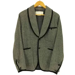 ガンリュウ GANRYU 13AW AD2013 ヘリンボーン パイピング  スモーキングジャケット メンズ JPN：S のサムネイル