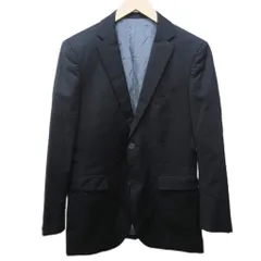 ブラックレーベルクレストブリッジ BLACK LABEL CRESTBRIDGE テーラードジャケット ブレザー ウール 総裏 2B 36R 約S 黒 ブラック IBO89 0317のサムネイル