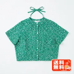 a.v.v アーヴェヴェ 花柄ワンピース グリーン Lサイズ 半袖 VIS風のサムネイル