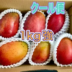 訳あり 沖縄・豊見城産 アップルマンゴー 約1kg｜家庭用 完熟マンゴーのサムネイル