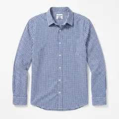 OLD NAVY オールドネイビー ギンガムチェックシャツ 長袖 ネイビー ZARA風のサムネイル