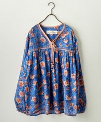 Ron Herman 【訳あり】フラワー 花柄 ブラウス シャツ インド製 XS 