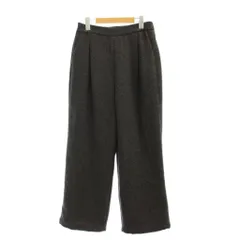 アーバンリサーチ ドアーズ URBAN RESEARCH DOORS ストライプ柄 タックパンツ M 茶 フルレングス /JP34のサムネイル