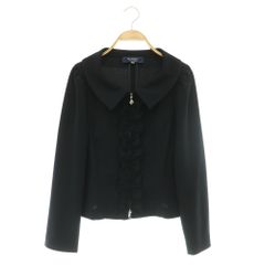 極美品✨エムズグレイシー スカラップ ダブルジップ ノーカラー