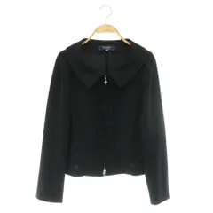 エムズグレイシー M'S GRACY ジップフリルジャケット ストレッチ 40 ネイビー /MY ■OS ■SHのサムネイル