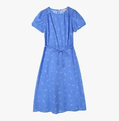 agnes b. アニエスベー IDQ9 ROBE ワンピース サックスブルー 美品 38のサムネイル