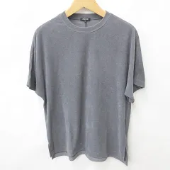 プラステ PLST Tシャツ カットソー 半袖 丸首 グレー Mのサムネイル