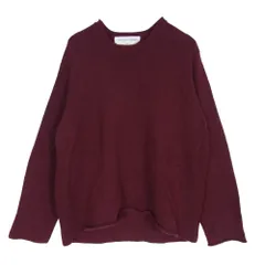COMME des GARCONS コムデギャルソン D-TK9210 90s Archive フランス製 COMME DES GARCONS SHIRT アーカイブ 2パターン編み コンビ ニット エンジ系 M【中古】のサムネイル