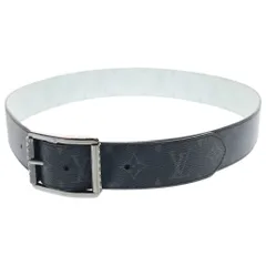 LOUIS VUITTON (ルイヴィトン) サンチュール リヴェルソ モノグラム リバーシブル レザーベルト ホワイト/ブラック シルバー金具 M0003のサムネイル