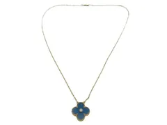 Van Cleef & Arpels ヴァンクリーフ&アーペル ジュエリー ヴィンテージアルハンブラNC/YG/セーブル/6.7g 貴金属・宝石 2019年ネックレス K18イエローゴールド K18YG イエローゴールド レディース【中古】431のサムネイル