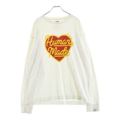 HUMAN MADE ハートロゴ ロングスリーブTシャツ ホワイト L - メルカリ