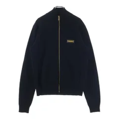 VERSACE (ヴェルサーチ) シティ ライツ ラインストーンロゴ刺繍 クルーネック セーター ブラック 1012419 1A08965のサムネイル