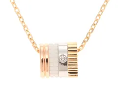 Boucheron ブシュロン ジュエリー キャトルホワイトスモールNC/4カラー/D/5.4g JPN00550 ネックレス K18イエローゴールド K18YG/K18ピンクゴールド K18PG/k18ホワイトゴルード ゴールド レディース【中古】471のサムネイル