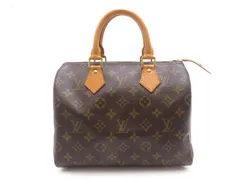 LOUIS VUITTON ルイ・ヴィトン バッグ スピーディ25 モノグラム ﾊﾞｯｸﾞ M41528 ハンドバッグ モノグラムキャンバス ブラウン レディース【中古】【431】のサムネイル