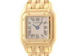 CARTIER カルティエ ミニパンテール  W25034B9 腕時計 K18イエローゴールド K18YG シルバー文字盤 クオーツ レディース【中古】472のサムネイル