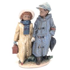 美品】LLADRO リヤドロ／少女と犬 待ってたよ！／6903／陶器／マルチ