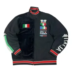 (即納) Kappa イタリア ツアーベルベット コットン 起毛 アウター ジャケットのサムネイル