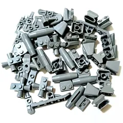 レゴ 正規品 中古 乗り物パーツ 50個 ダークグレー レゴブロック【管理番号：4197】のサムネイル