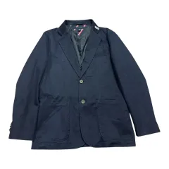 (即配) Tommy Hilfiger トミーヒルフィガー オールドスクール NEW YORK コレクション ブレーザー ジャケット (48)のサムネイル