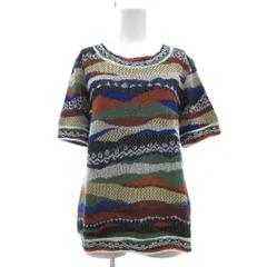 ミッソーニ MISSONI 美品 ニット セーター 半袖 丸首 マルチカラー /MGのサムネイル