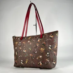 B-244 希少 ETRO エトロ × カンフーパンダ 限定コラボ トートバッグ ドリームワークス アニメーション ペイズリー ブラウン レザー 265246514のサムネイル