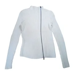 "JIL SANDER NAVY" Double Zip Drivers Rib Knitのサムネイル