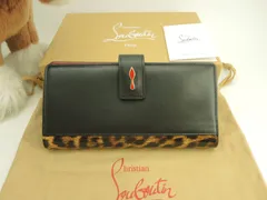 クリスチャンルブタン 2折長財布 パロマ レザー黒赤 ロングウォレット 極美品@ 9のサムネイル