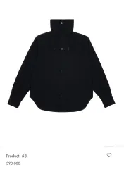 ADER ERROR シャツ ブラック XL サイズ (Product 53)のサムネイル