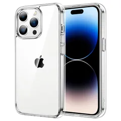 JETech iPhone 14 Pro 6.1インチ用 黄ばみなし 保護ケース 衝撃吸収 バンパーカバー 傷つけ防止 クリアバック (クリア) 0のサムネイル