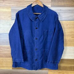 40's〜50'sビンテージ フレンチカバーオール希少インディゴワークジャケット 40's〜50'sビンテージ フレンチカバーオール希少インディゴワーク
