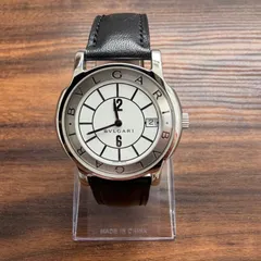 BVLGARI ブルガリ ソロテンポ ST35S クォーツ メンズ 腕時計 ホワイト文字盤 新品電池交換済み 稼働品のサムネイル